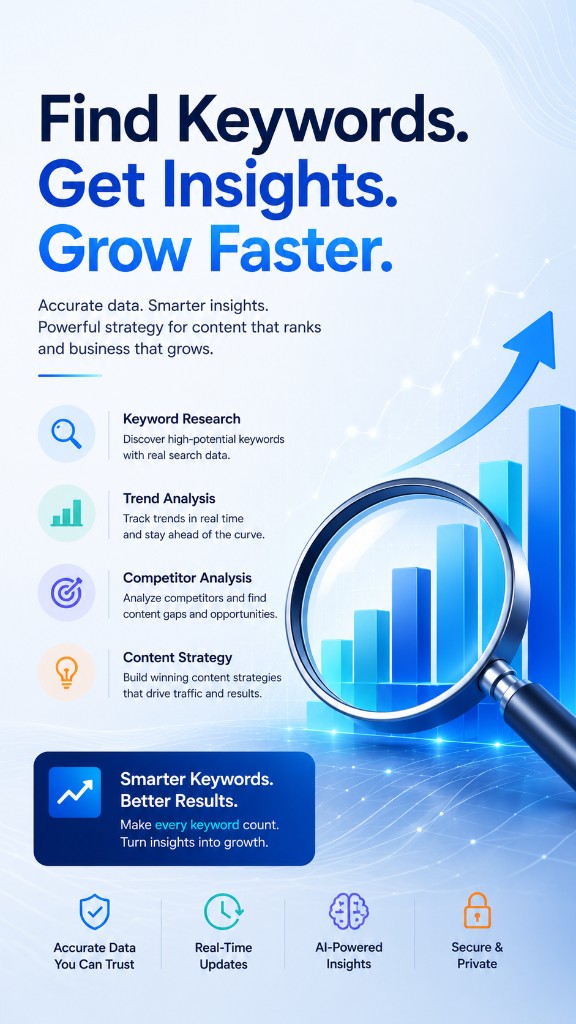 Keyword Pro — Find Keywords, Get Insights, Grow Faster
